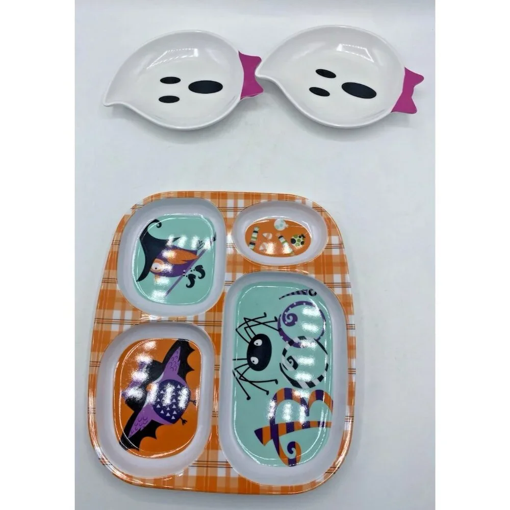 Melamine Ware & Fabulous Home halloween plates